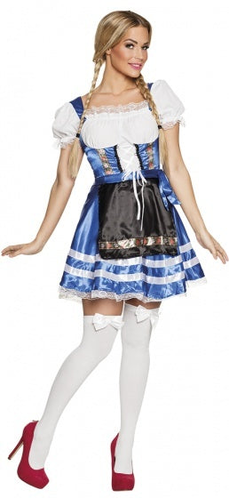 Boland Helena Oktoberfest Costume Ladies Blue Size 40 42