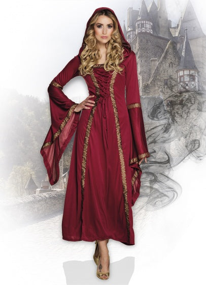 Boland Lady Gwendolyn Costume Ladies Red Size 44 46