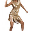 Boland Tina Turner Dress Up Suit Ladies Gold Size M