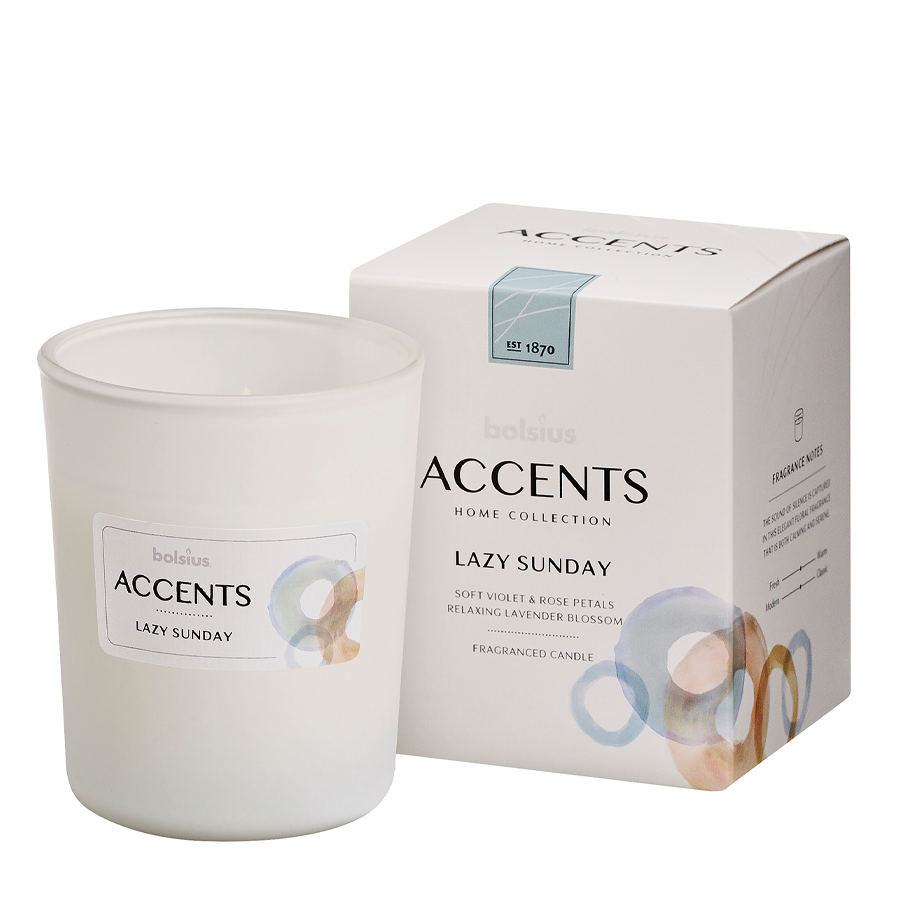 Bolsius geurglas accents lazy sunday 92 76mm