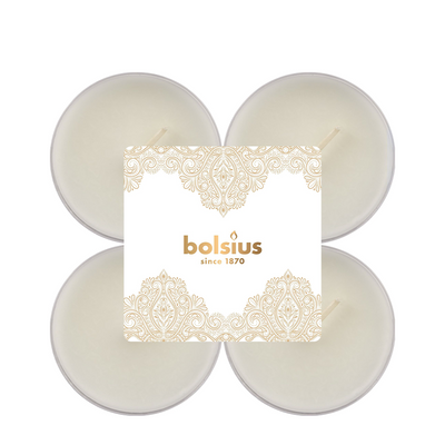 Bolsius tealight profumato maxi vaniglia 8 pezzi