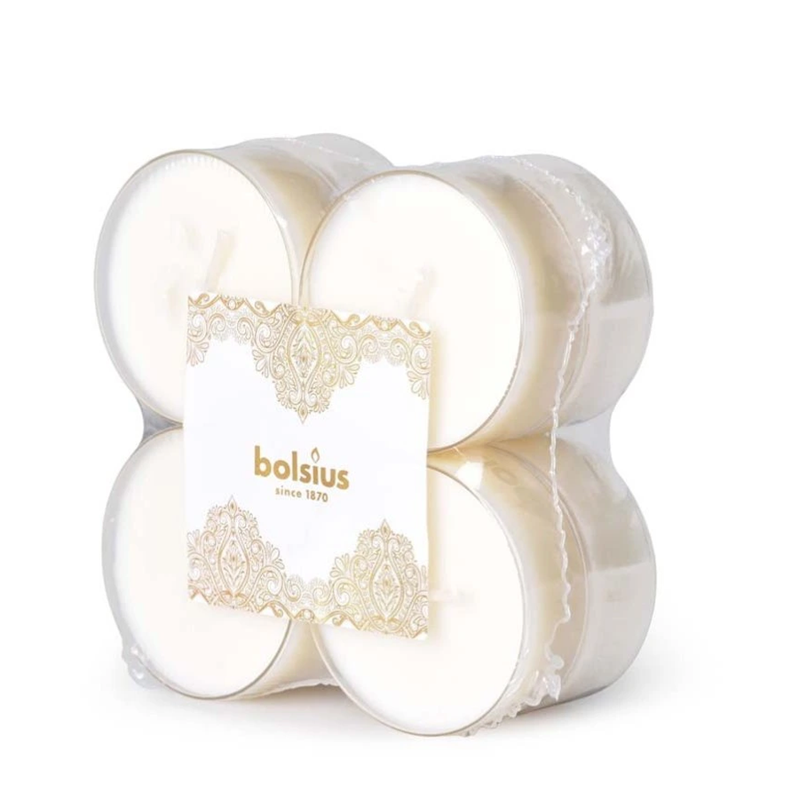 Bolsius tealight profumato maxi vaniglia 8 pezzi
