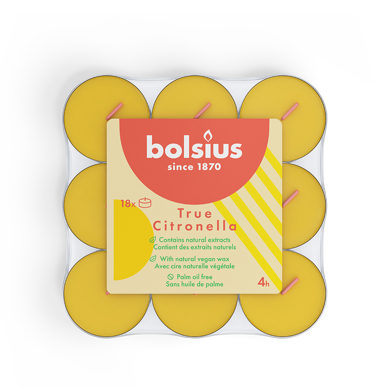Bolsius Geurthelichten 4 ore True Citronella