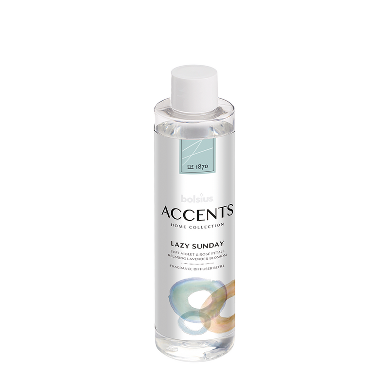 Bolsius diffusore di aromi accenti lazy sunday ricarica 200ml