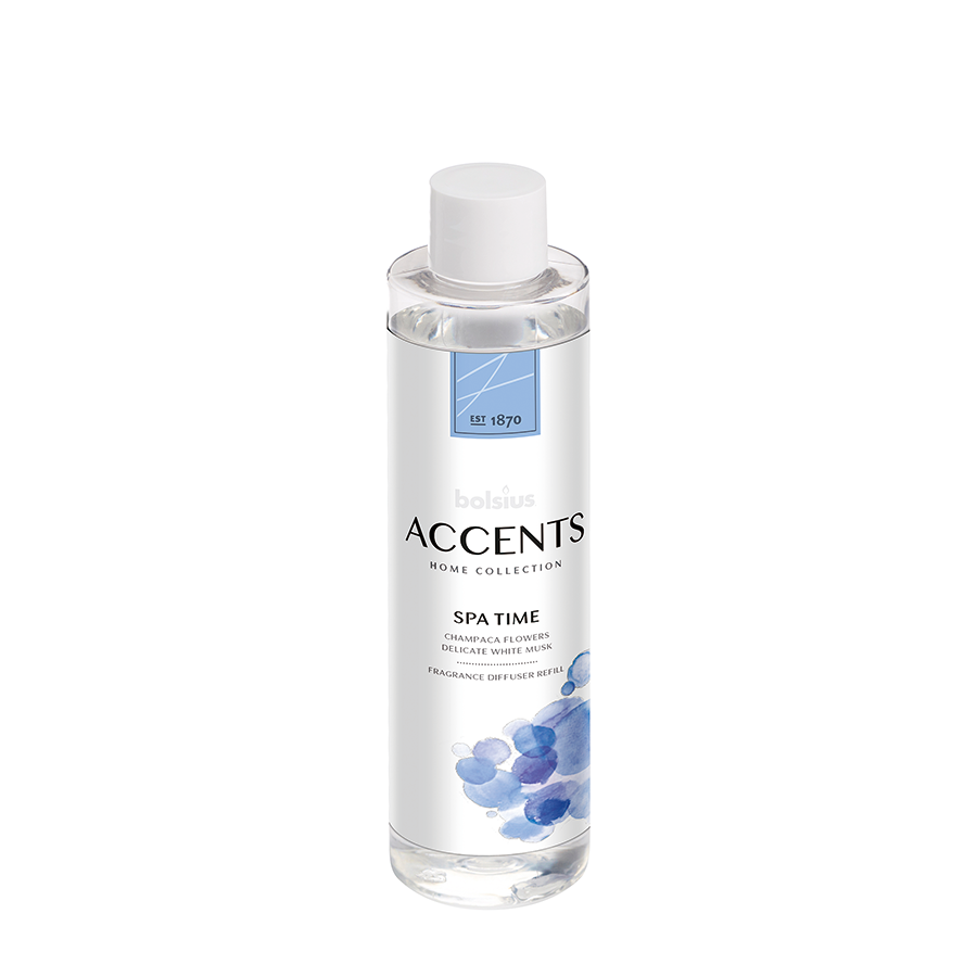 Bolsius diffusore di aromi accenti ricarica spa time 200ml