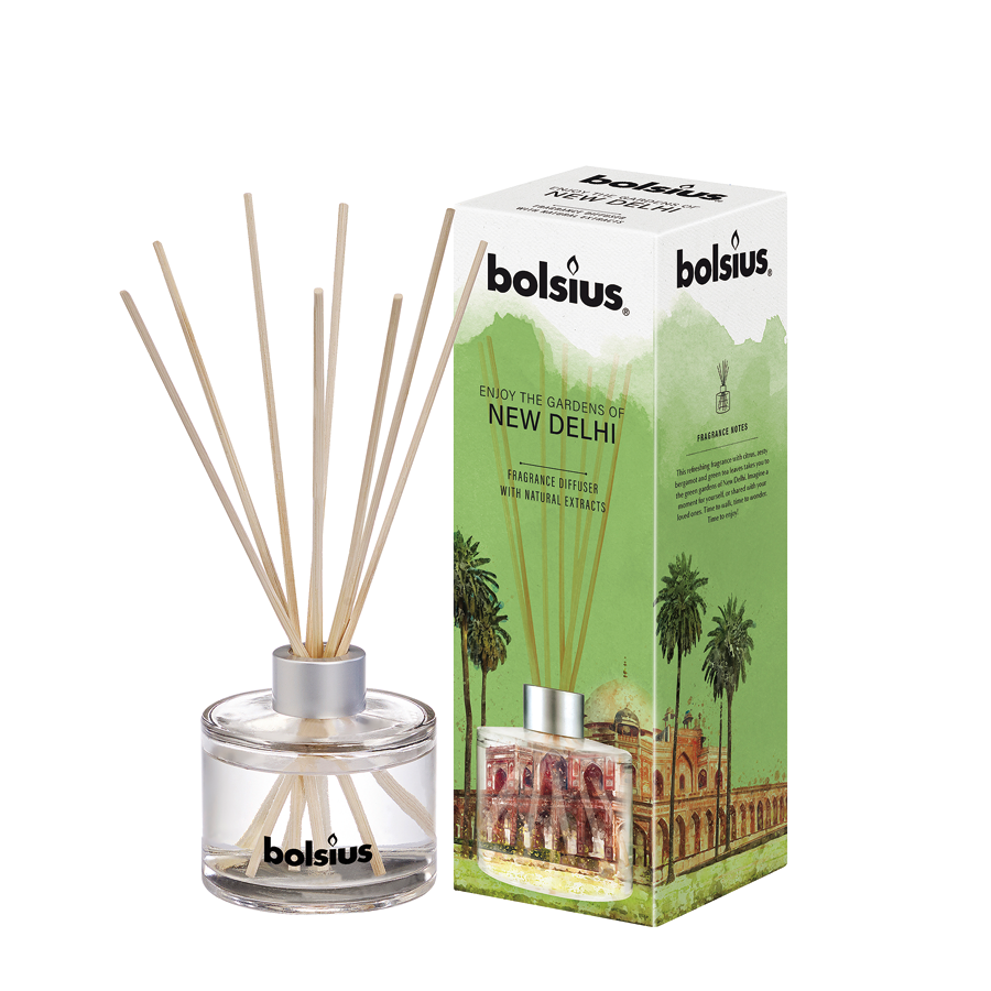 Diffusore di aromi Bolsius nel mondo Nuova Delhi 100ml