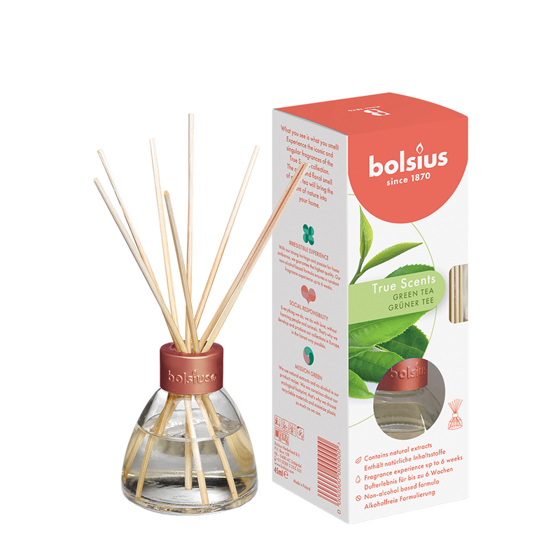 Bolsius Spreader de fragancia 45 ml Solores verdaderos Té verde