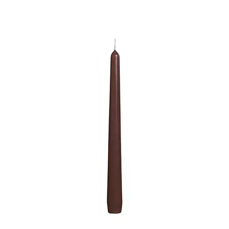 Bolsius candela gotica castagna marrone 245 24mm