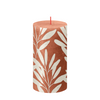 Ty bolsius candela rustica silhouette rus rosa 130 68mm