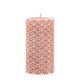Nessun marchio nessun marchio Bolsius Stub Candele Silhouette Misty Pink con stampa 130x68 mm