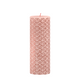 BOLSIUS BOLSIUS Vela de trozo rústico 19x6.8 cm rosa brumoso con impresión