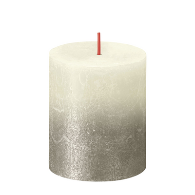 Bolsius Stub Candle Sunset Fading Pearl Champagne 80x68 mm