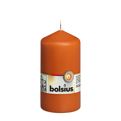 Abi bolsius stompkaars oranje 130 68mm