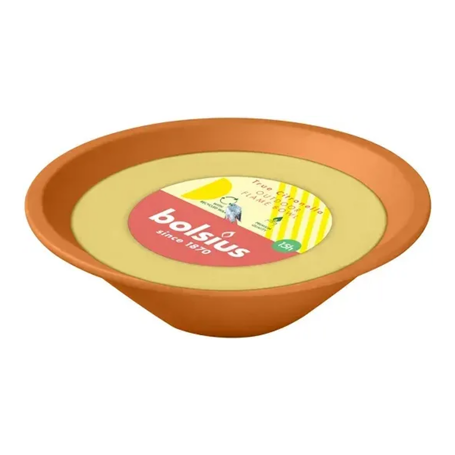Bolsius flame bowl citronela ø223x66 mm (9 piezas)