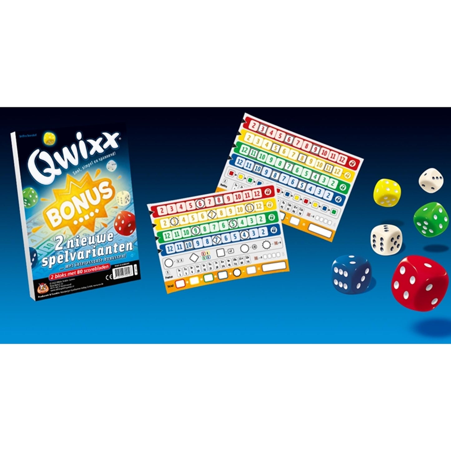 Giochi White Goblin Qwixx Bonus da dadi a dadi