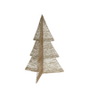 Albero pieghevole oro LED 20 LED 50cm