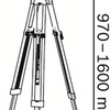 Bosch accessoires bt 160 professional statief | uitklapbaar - 0601091200