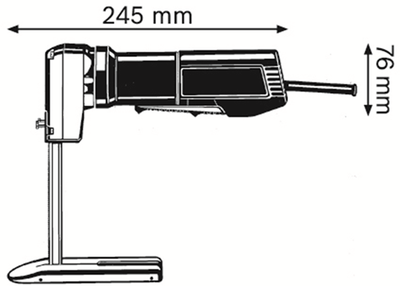 Bosch professional - sega per gommapiuma gsg 300 (pialla, piastra di base montata, lame non incluse)