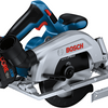 Sega circolare a batteria Bosch Blue GKS 18V-57-2 | 165 mm | 2 batterie da 5,5 Ah + caricabatterie rapido | in l-boxx 06016c1202