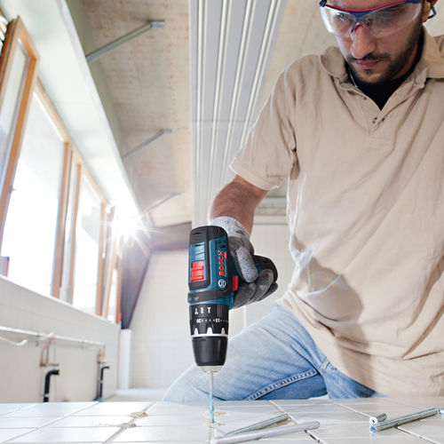 Bosch blauw gsr 12v-15 accu boorschroevendraaier | zonder accu's en lader | in l-boxx - 060186810d