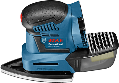 Bosch blauw bosch professional gss 18v-10 accu vlakschuurmachine 18v basic body - 06019d0200