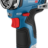 Trapano avvitatore a batteria Bosch GSR 12V-35 FC blu + accessori | senza batterie e caricabatterie | in l-boxx - 06019h3003