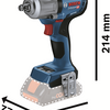 Bosch blauw gds 18v-450 hc | accu slagmoersleutel | 18v | 450 nm | zonder accu's en lader - 06019k4000