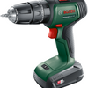 Imp bosch verde universalact 18v | trapano avvitatore a percussione a batteria | Batteria da 1,5 Ah + 2,5 Ah + caricabatterie | + box sistema e accessori 06039d4107