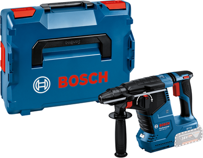 Bosch blue gbh 18v-24c professional cordless hammer drill | sds-plus | without battery and charger | in l-boxx 238 0611923002