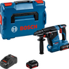 Trapano avvitatore a percussione professionale Bosch blue gbh 18v-24c | sds-plus | 2 batterie da 5,0 Ah + caricabatterie rapido | in l-boxx 0611923003
