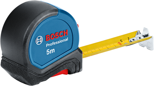 Bosch blauw bosch professional - rolmaat - 5m - magnetische haak - ergonomische behuizing