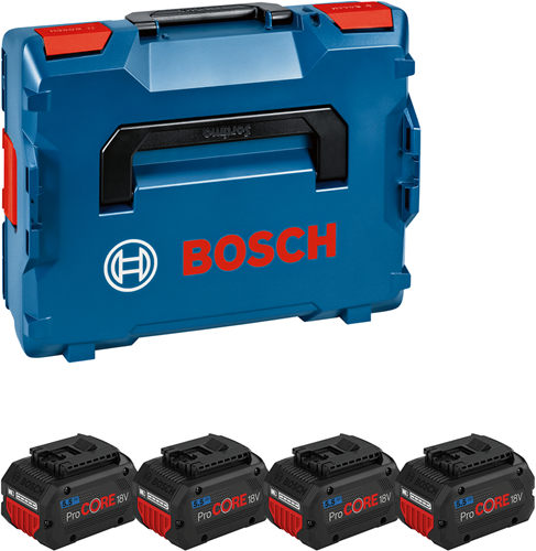 Batteria accessori Bosch | 4xprocore18v 5,5ah | in l-boxx - 1600a02a2u