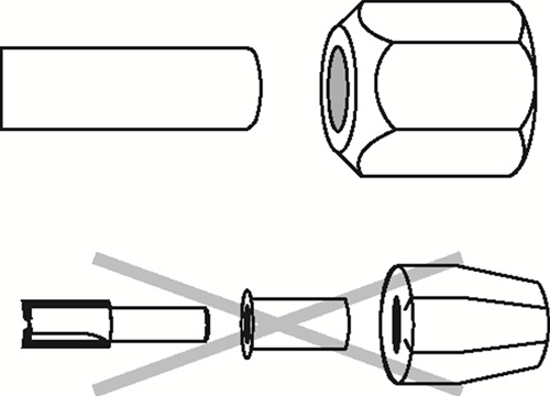 Bosch Spantang 6 mm per fresature GOF e GMF