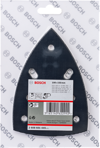 Bosch accessories sanding plate delta for Vecro 100x150 - 2608601445