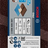 Accessori Bosch 10 pneumatici 75x533 x440, ideali per legno+vernice, k60 - 2608606081