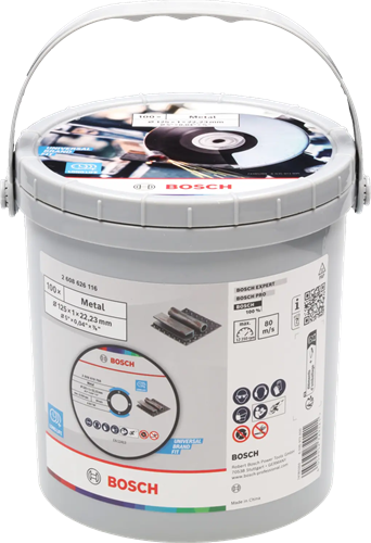 Accessori Bosch Disco da taglio 100x standard metallo 125x1x22,23 in secchio - 2608626116