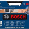 Accesorios Bosch Juego de brocas y brocas de 103 piezas - 2608594070