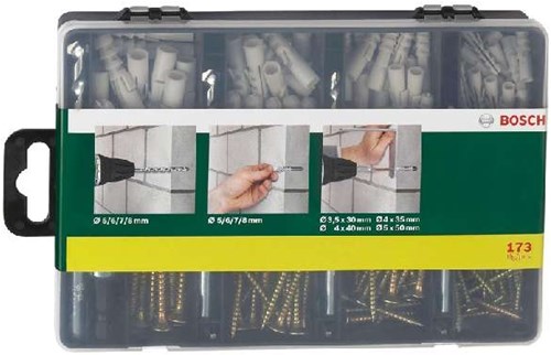 Accessori Bosch Set di montaggio da 173 pezzi - 2607019511