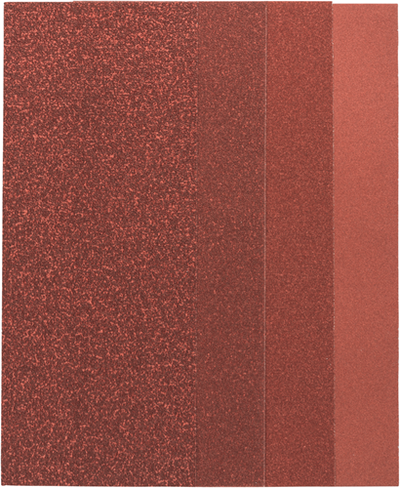 Bosch 25-piece sanding sheet set for orbital sanders unperforated 93 x 230 mm - grit 60; 80; 120; 240