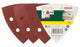 Set di fogli abrasivi Bosch da 25 pezzi per levigatrici a delta - grana 60; 120; 240