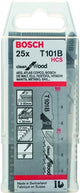 Accesorios bosch 25x clean para hoja de sierra de calar para madera t101b 2608633622 - 2608633622