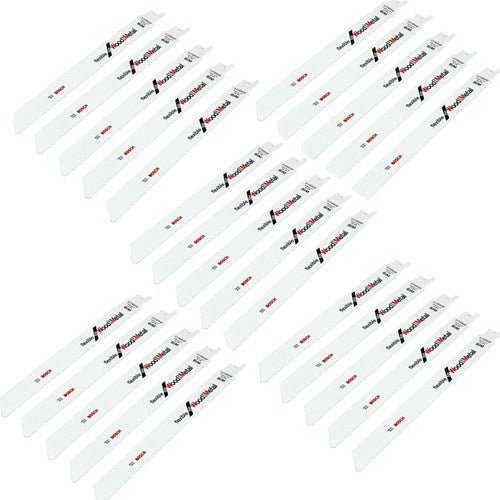 Bosch accessoires 25x reciprozaagblad flexible voor hout en metaal s1122hf - 2608657560