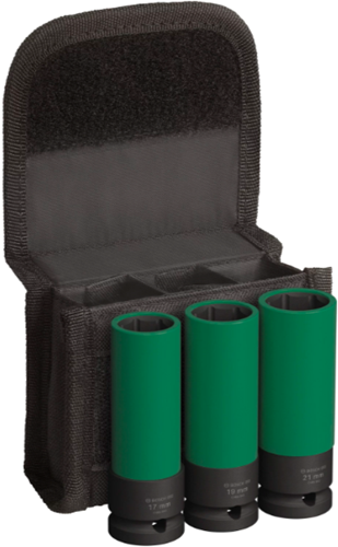 Accesorios Bosch Juego de llaves de vaso de 3 piezas | 85 mm 1 2 - 2608551102 - 2608551102