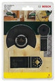 Accessori Bosch Starter set 3 pezzi legno e metallo per multiutensili - 2607017323