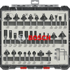 Accessori Bosch Set frese miste 30 pezzi - diametro gambo 6 mm - 2607017474