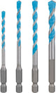 Bosch accessoires 4-delige set universeelboor hex-9 multiconstruction 4 5 6 8 - 2608902368
