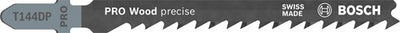 Bosch accessoires 5x precision voor hout decoupeerzaagblad t144dp - 2608633a35