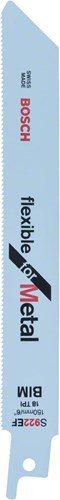 Bosch accessoires 5x reciprozaagblad flexible voor metaal s922ef - 2608656015