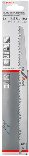 Lama per sega alternativa Bosch s1531l (5pz)