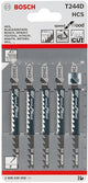 Bosch accessoires 5x speed voor hout decoupeerzaagblad t244d - 2608630058